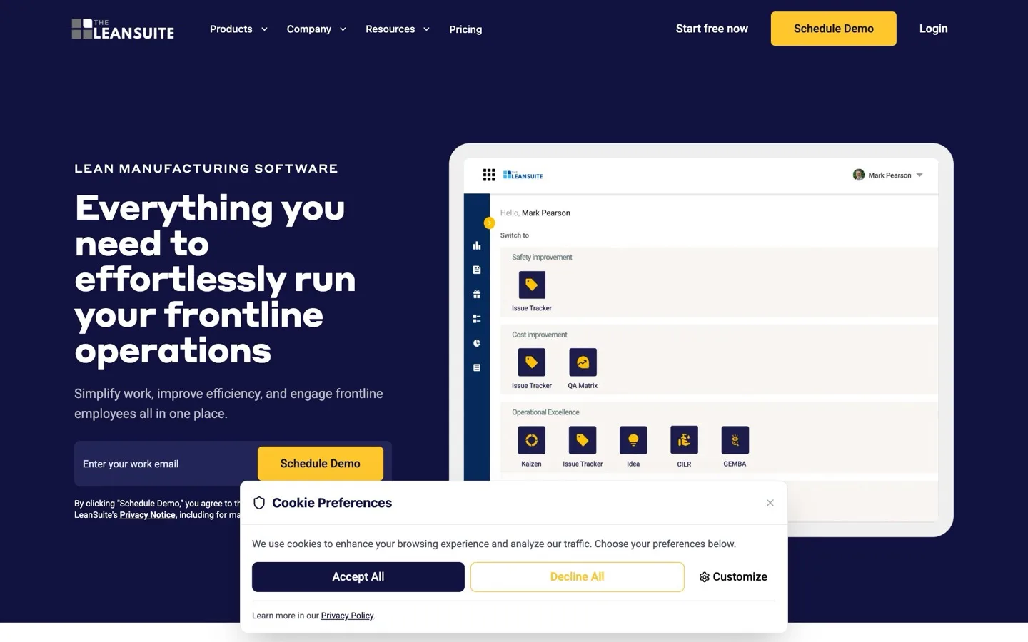 LeanSuite - Lean Manufacturing Platform